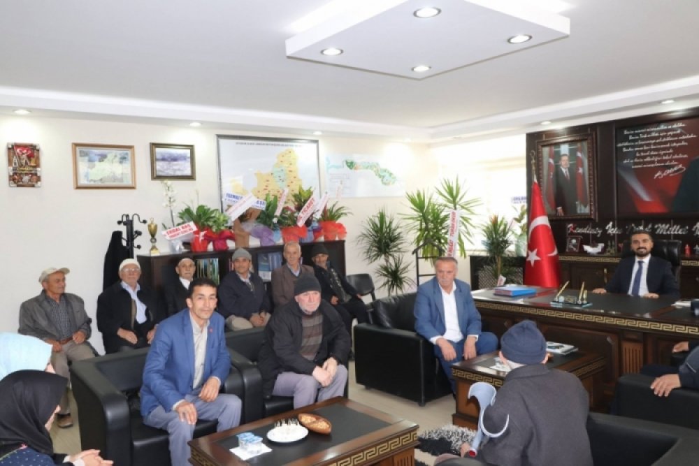 Belediye Başkanımız Sn. Halil Kalaycı Halkımızı Makamında Ağırlamaya Devam Ediyor