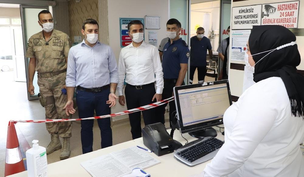 İlçe Kaymakamımız ve Belediye Başkanımızdan Koronavirüs Denetimi