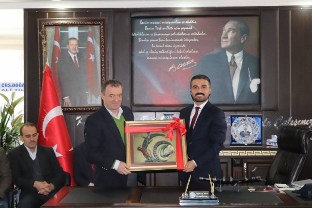 İlçemiz Sendika Yöneticilerinden Başkanımıza Ziyaret